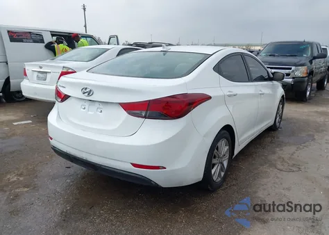2014 Hyundai Elantra Se z USA, uszkodzony, nr VIN 5NPDH4AE2EH469922